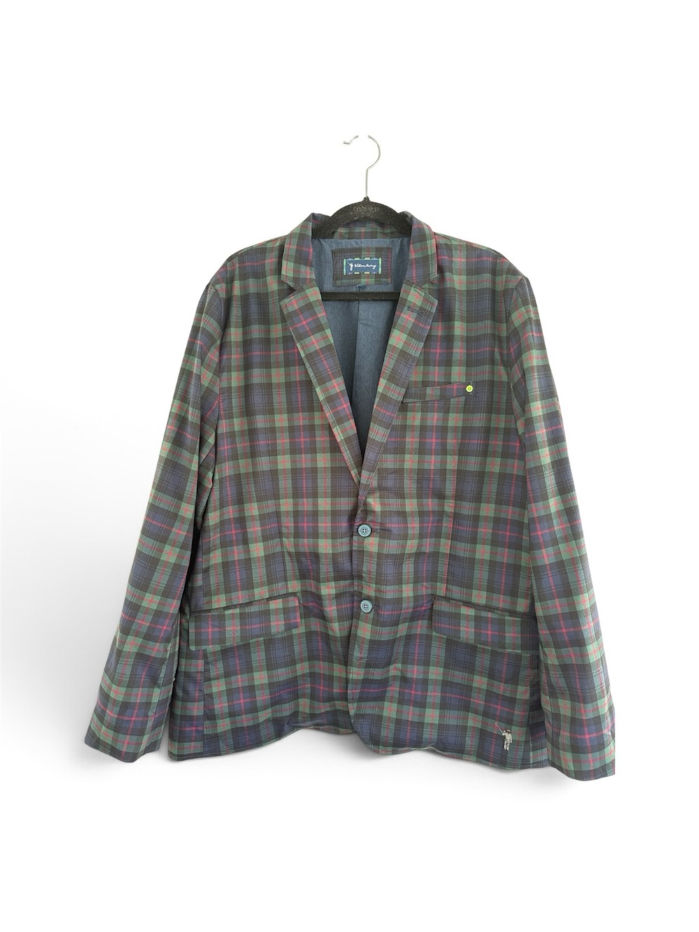 William Murray Blazer Sports Coat Men XXL Tartan Plaid Serious Business